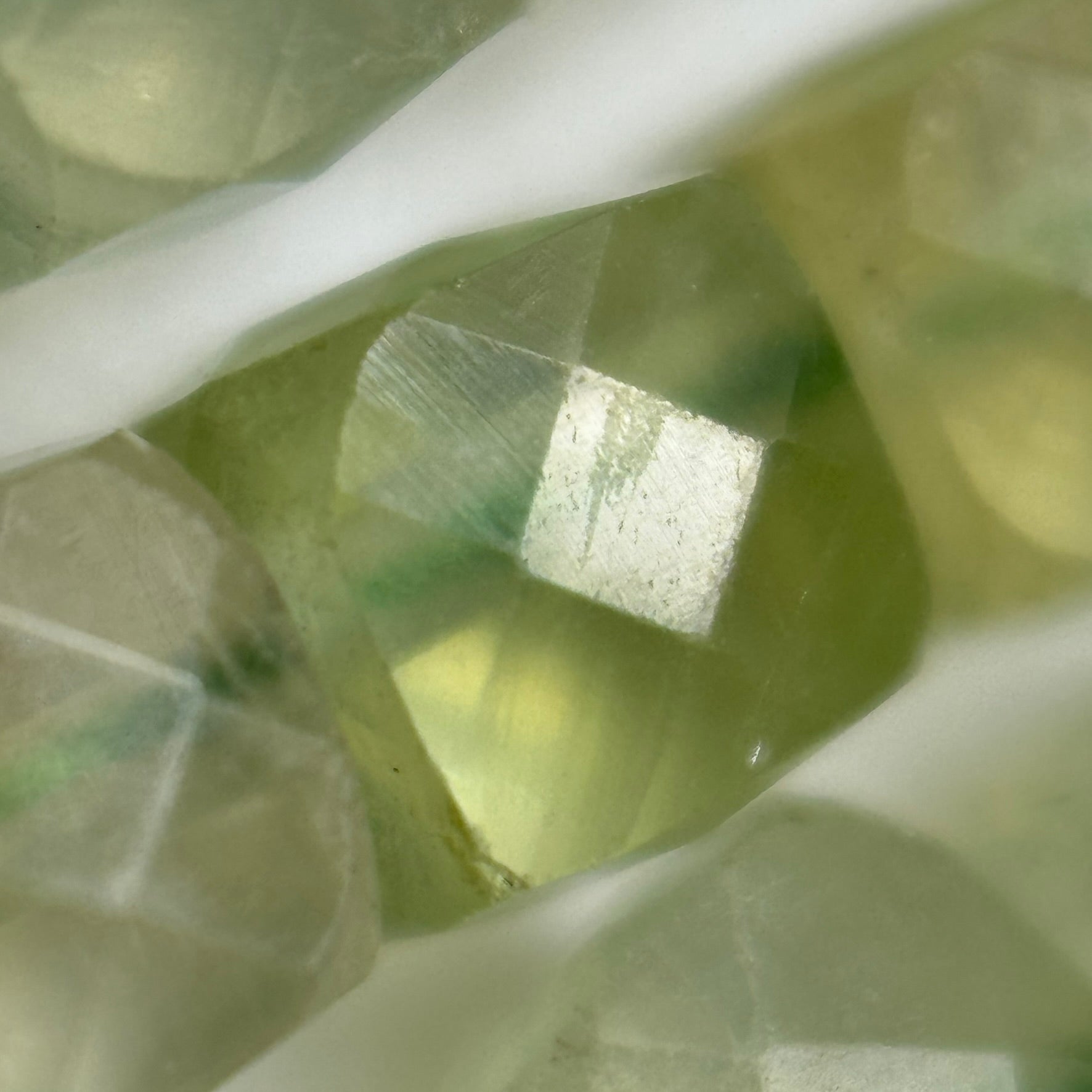 Prehnite Square Beads image 4