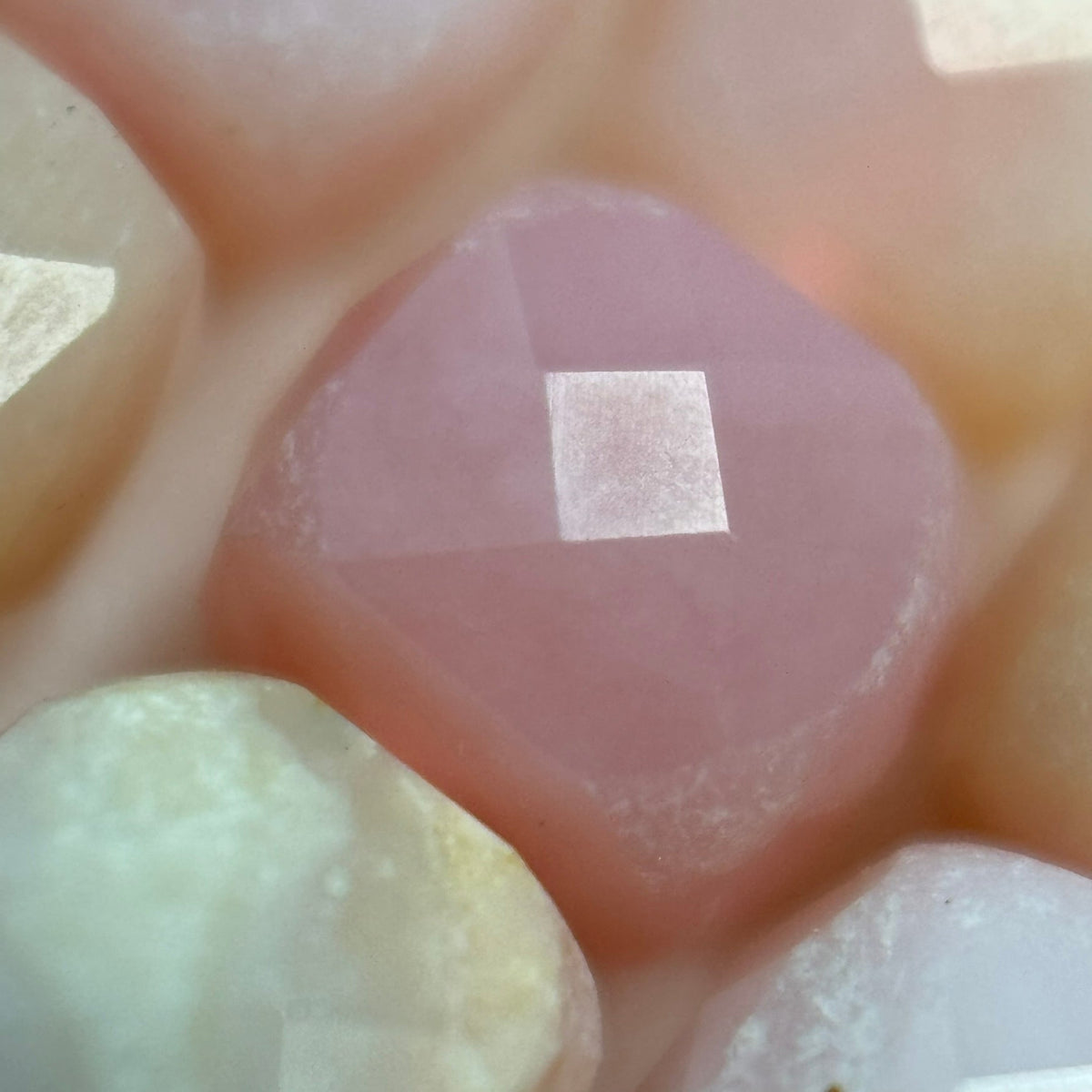 Pink Opal Square Beads image 5
