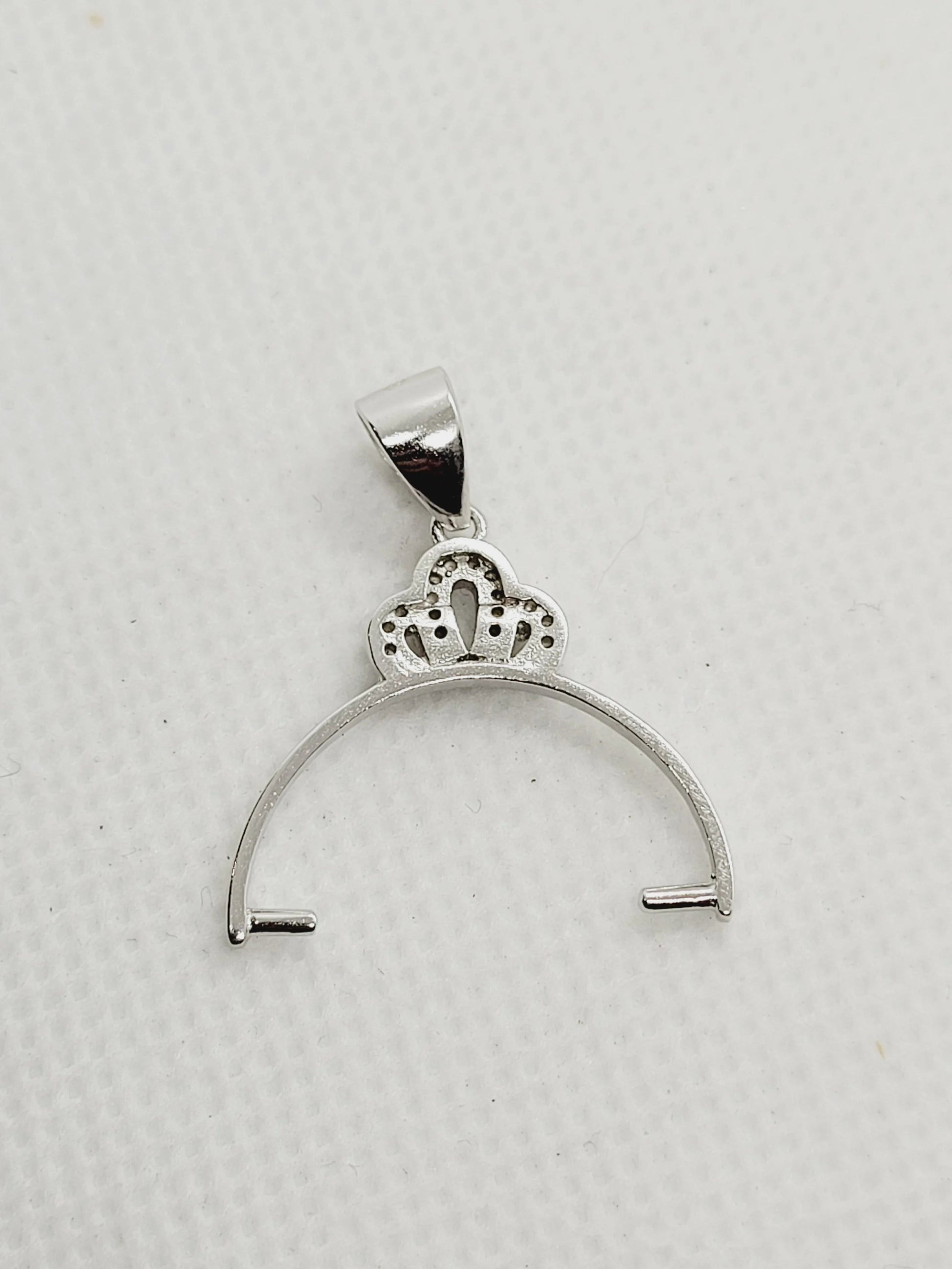 Crown Bail with Cubic Zirconia (3 sizes) image 5
