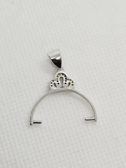 Crown Bail with Cubic Zirconia (3 sizes) image 5