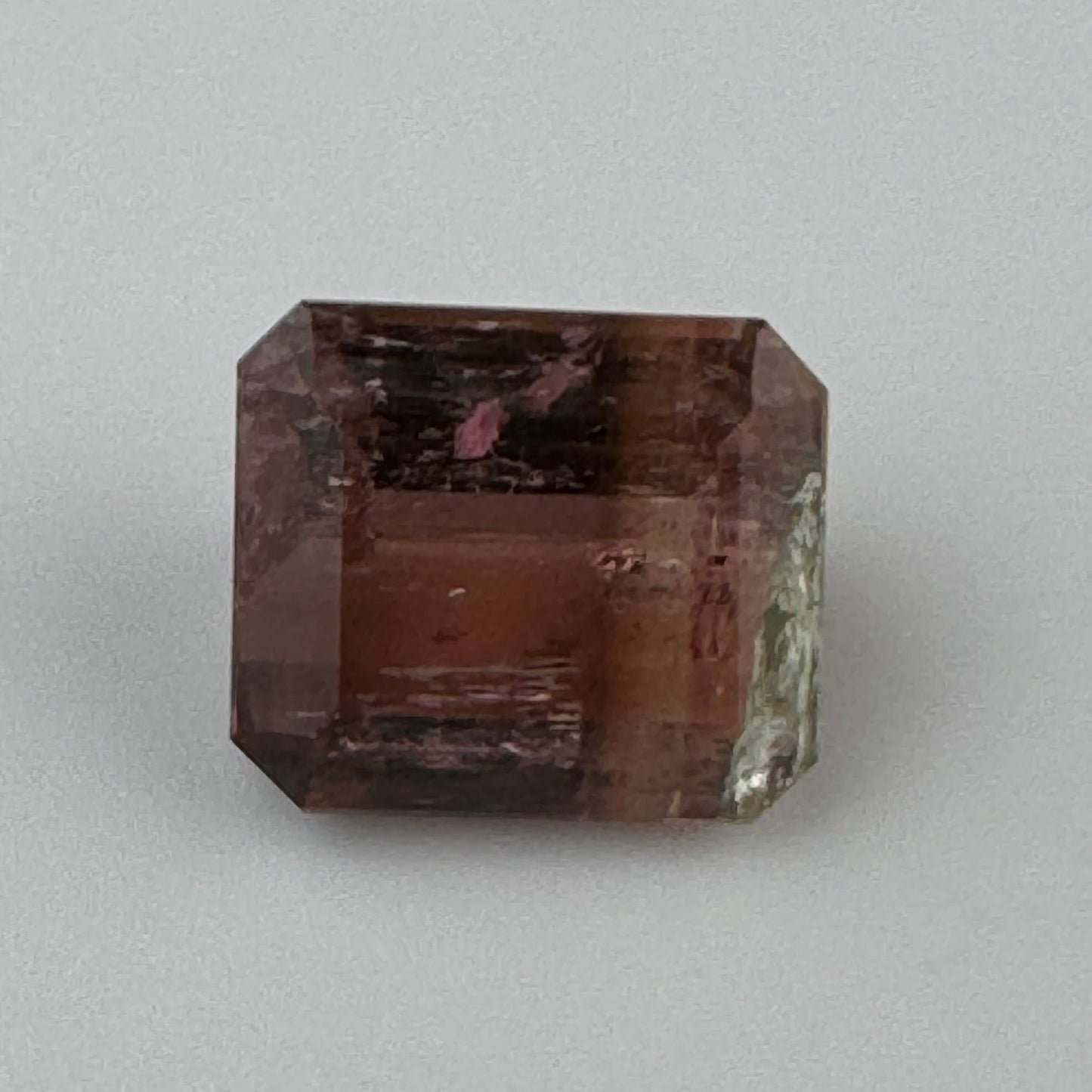 Bi-color Tourmaline Pair Emerald Cut (25.42 CT) image 5