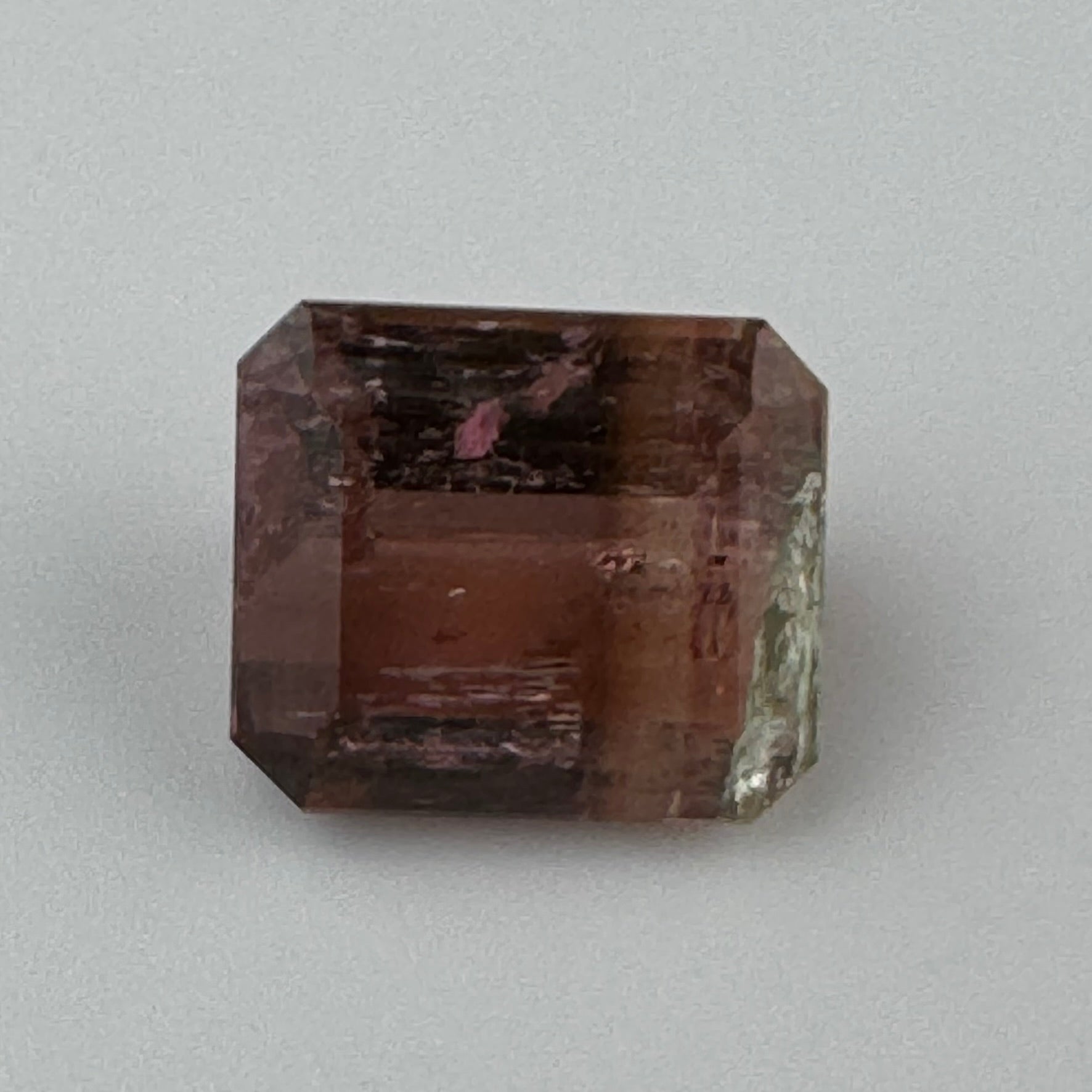 Bi-color Tourmaline Pair Emerald Cut (25.42 CT) image 5