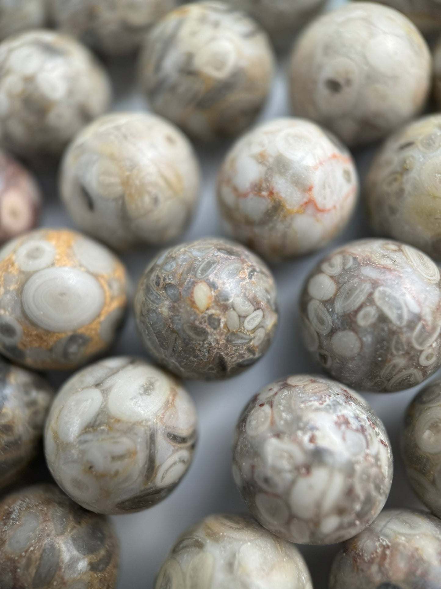 Oolite Polished  Round Beads image 4
