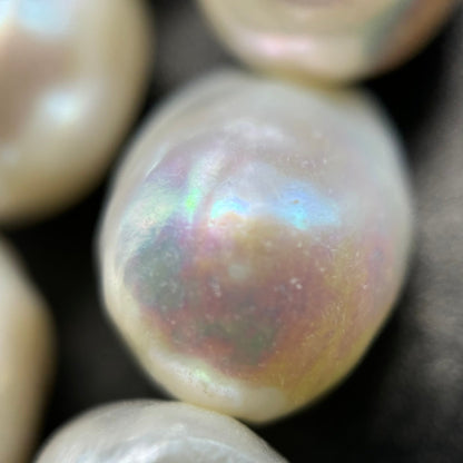 A White Potato Pearl  12x10mm image 5