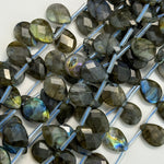 Labradorite Faceted Pear Shape Beads image 3