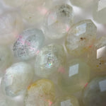 Aquamarine Morganite AA Faceted Rondelle Beads