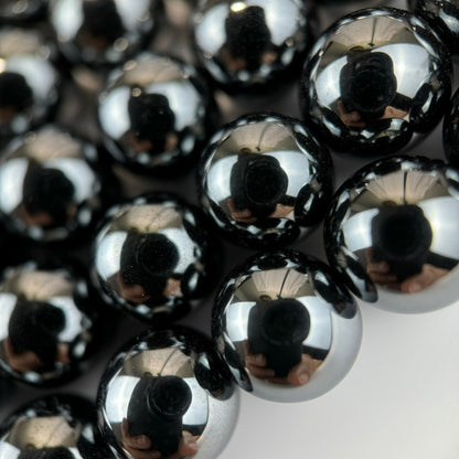 Hematite Polished  Round Beads image 1