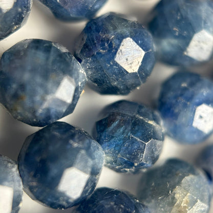 Natural Sapphire Faceted Round Beads image 4