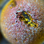 Titanium Plated Flame Druzy Quartz Round Beads image 1