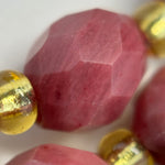 Rhodonite AA Faceted Barrel 8 Beads image 3