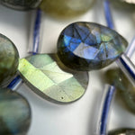 Labradorite Faceted Pear Shape Beads image 1