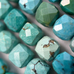 Turquoise Square Beads image 1