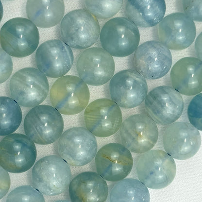 Natural Celestite Polished Round Beads image 2