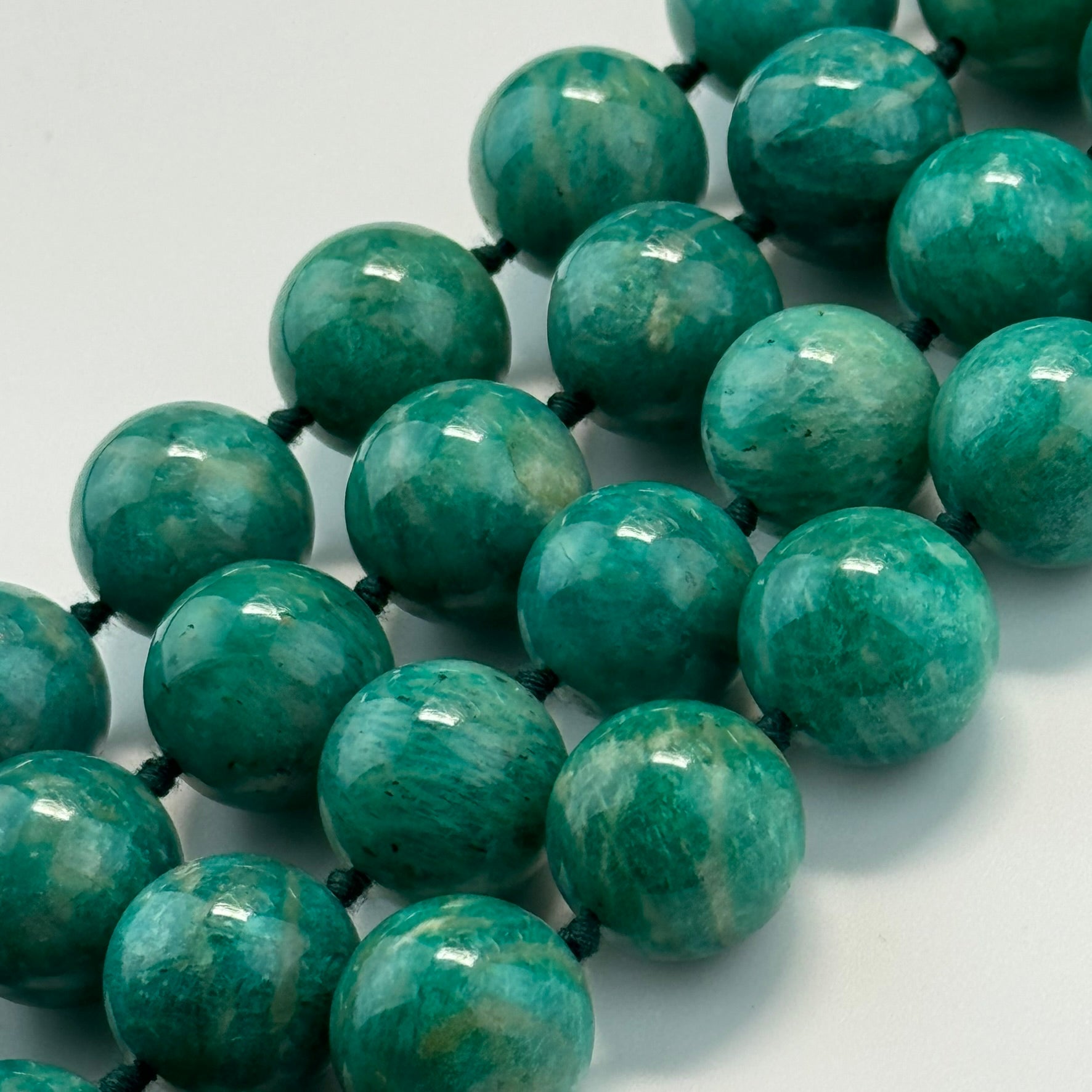 Brazilian Amazonite AAAA Polished Round Gemstone Beads image 7