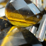 Tiger's Eye Faceted Pear Shape Beads image 6