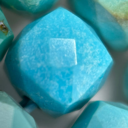 Turquoise Square Beads image 6