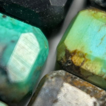 Turquoise Square Beads image 4
