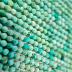 Peruvian Turquoise Faceted Round Beads image 2