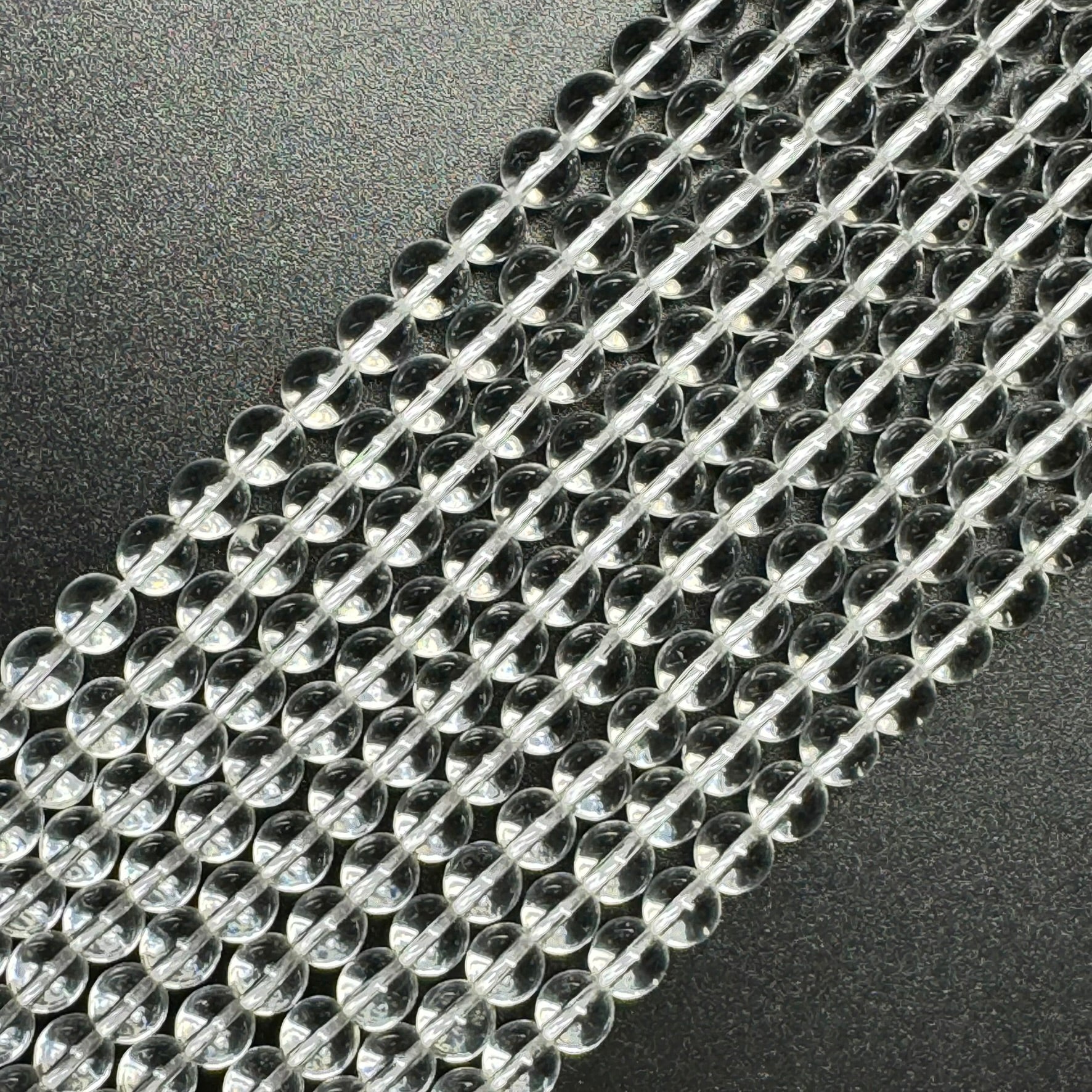 Clear Quartz Polished  Round Beads image 5