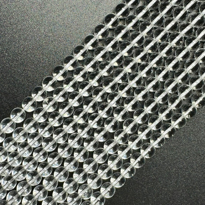 Clear Quartz Polished  Round Beads image 5
