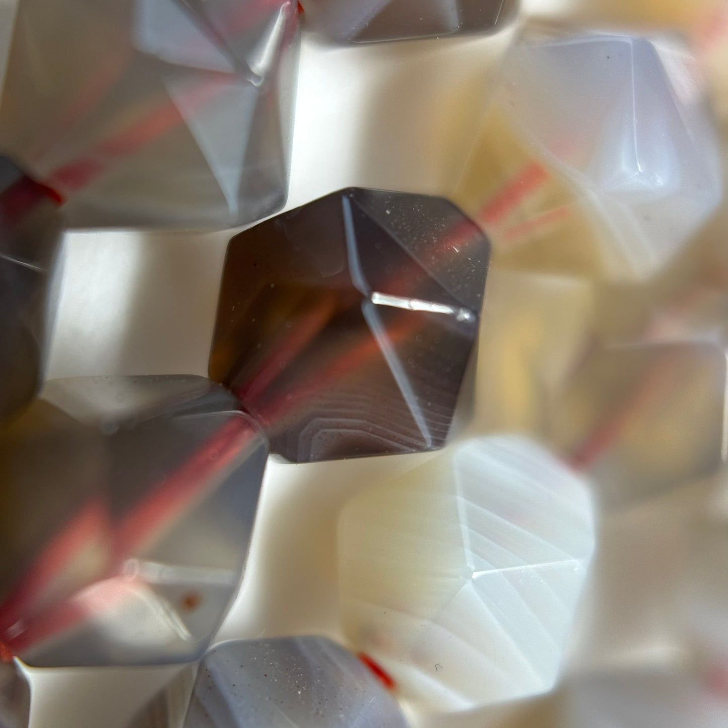 Botswana Agate Diamond Cut Beads image 6