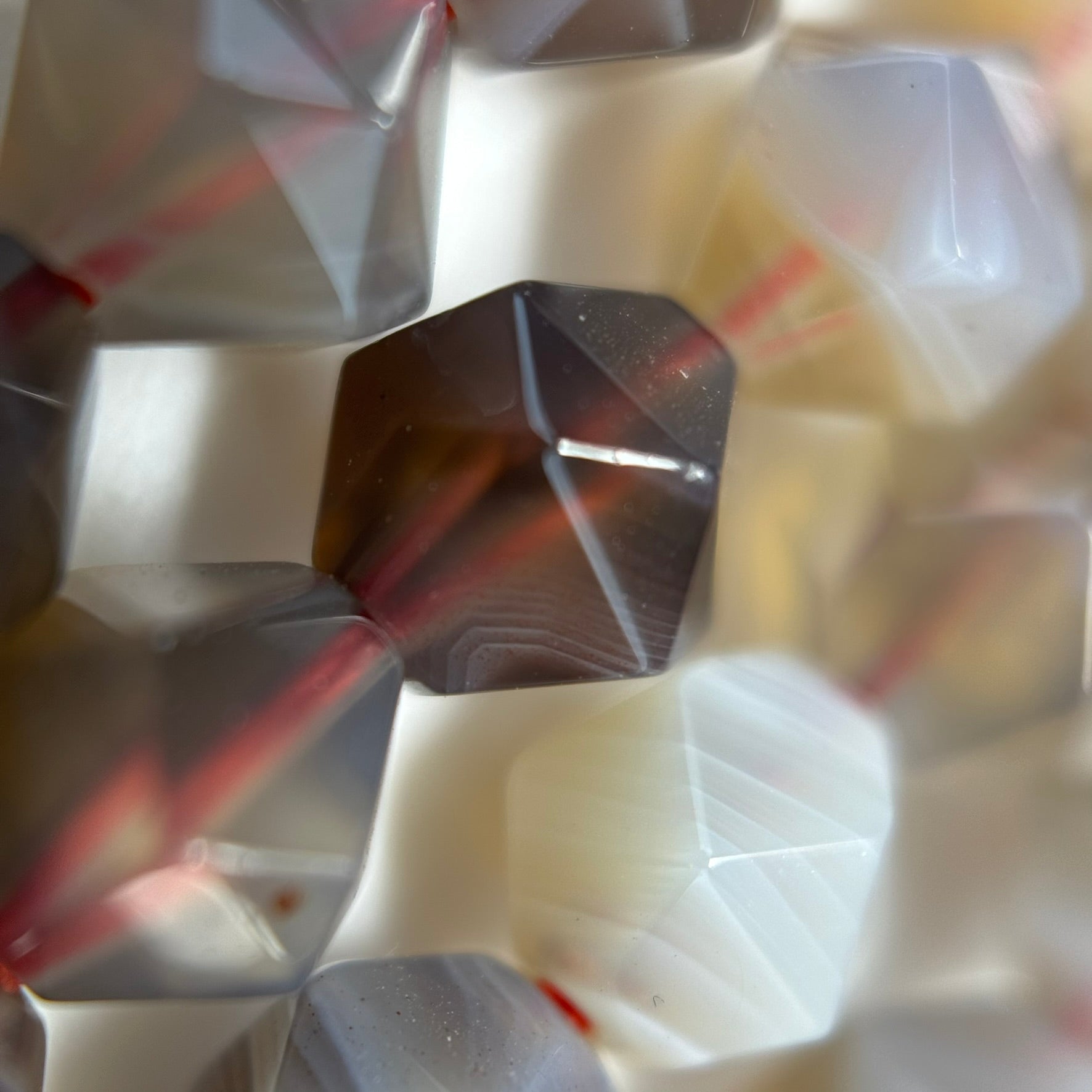Botswana Agate Diamond Cut Beads image 6