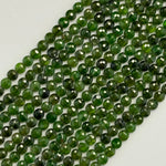 Diopside Lentil Faceted Beads image 13