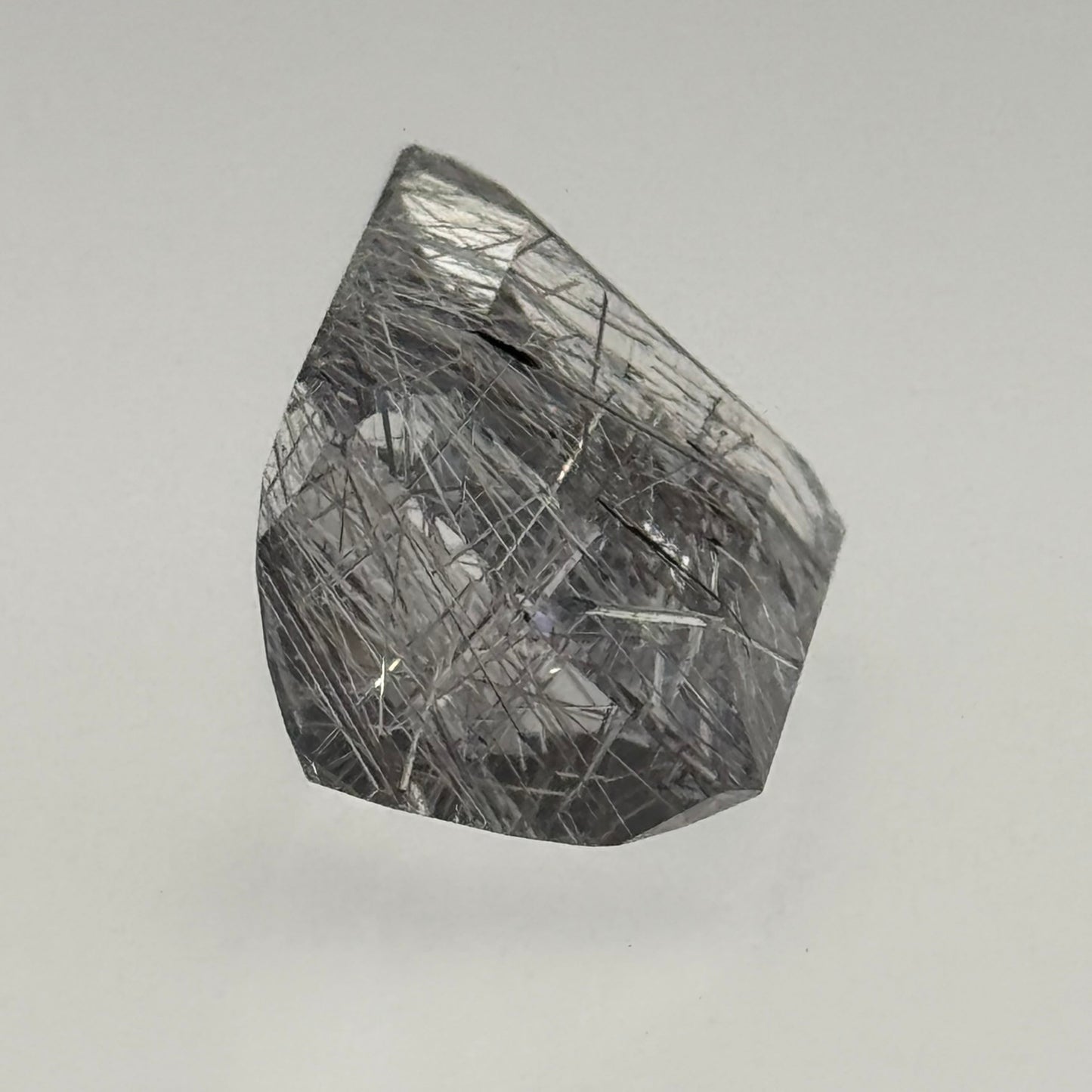 Silver Rutilated Quartz Emerald Cut (22.45 CT) image 2