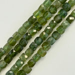 Green Apatite Square Beads image 4