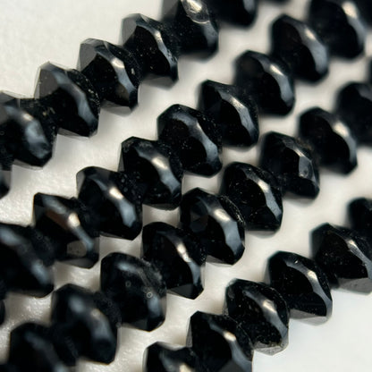 Black Tourmaline Space Ship Beads image 5