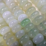 Green Opal Rondelle Polished Beads image 1