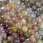 Ruby Sapphire Faceted Round Beads image 5