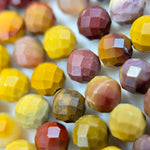 Mookaite Faceted Round Beads image 2