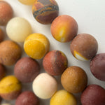Mookaite Frosted Round Beads image 3