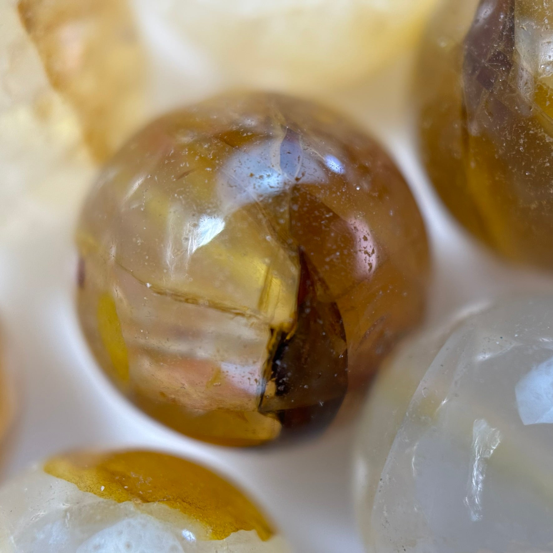Golden Healer Quartz Polished Round Beads image 7