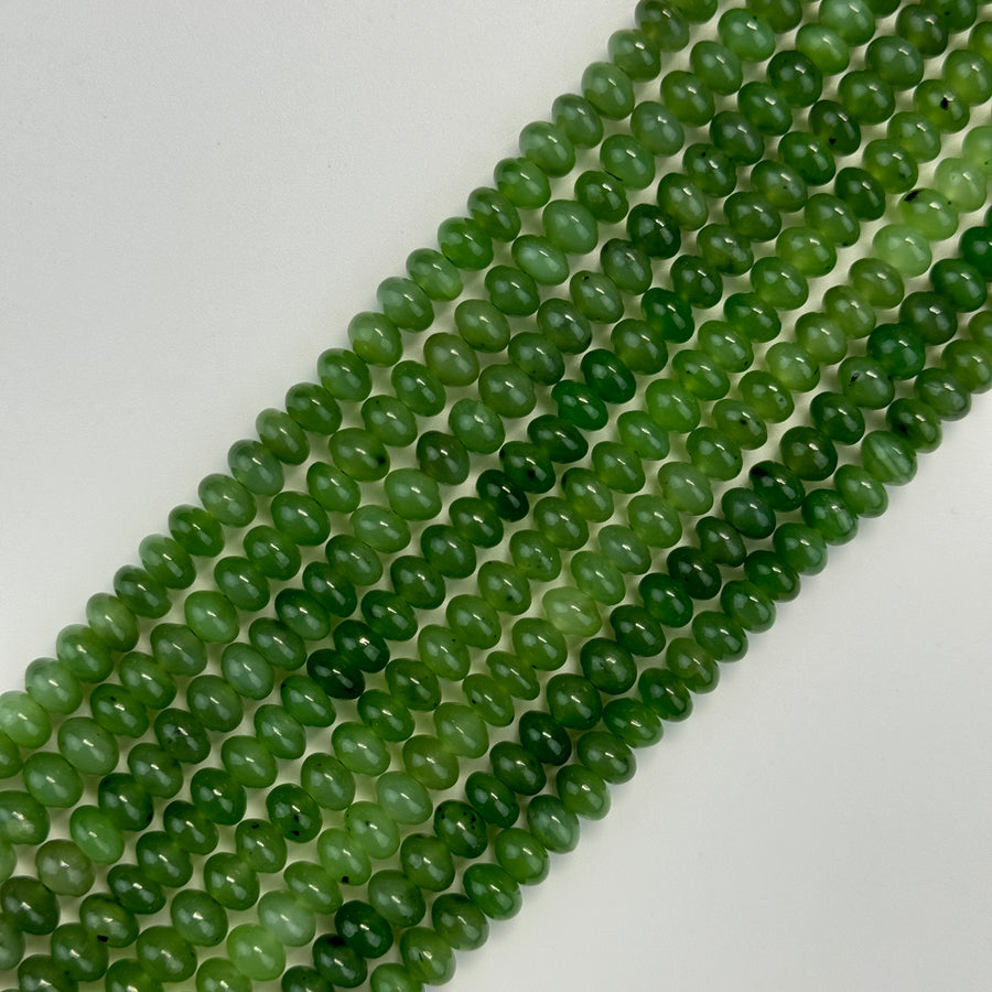 BC Jade AAA Rondelle Polished Beads image 0