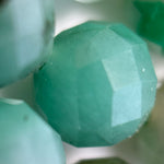 Emerald Faceted Round Beads image 12