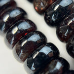 Pyrope Garnet Rondelle Polished Beads image 2