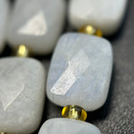 Rainbow Moonstone Rectangular Faceted Cushion Cut 10xÂ8 mm Beads image 7