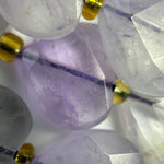 Lavender Amethyst Faceted Heart Shape Beads image 6