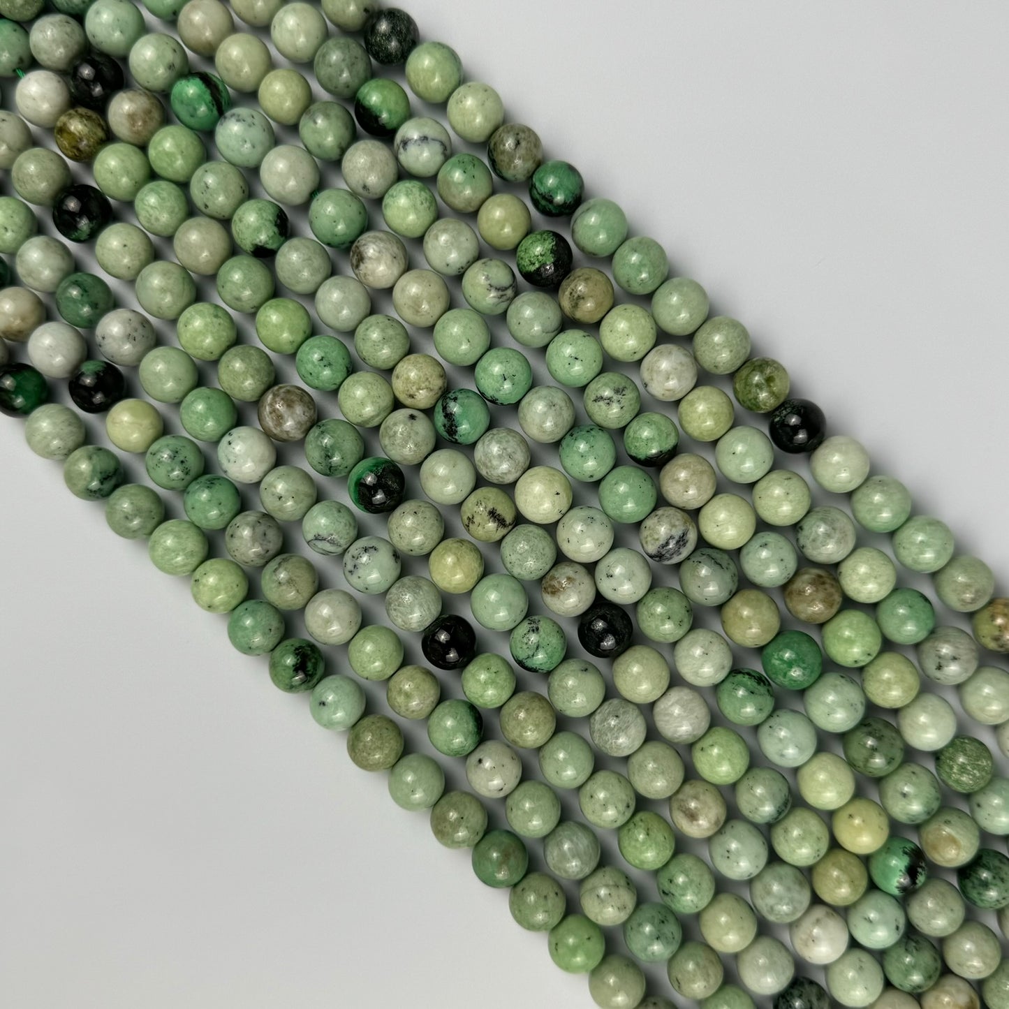 Hydrogrossular Garnet Polished Round Beads image 6
