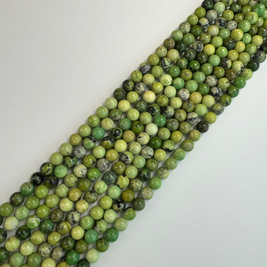 Asian Chrysoprase Beads - Polished Round