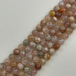Green Sakura Agate Polished Round Beads image 8