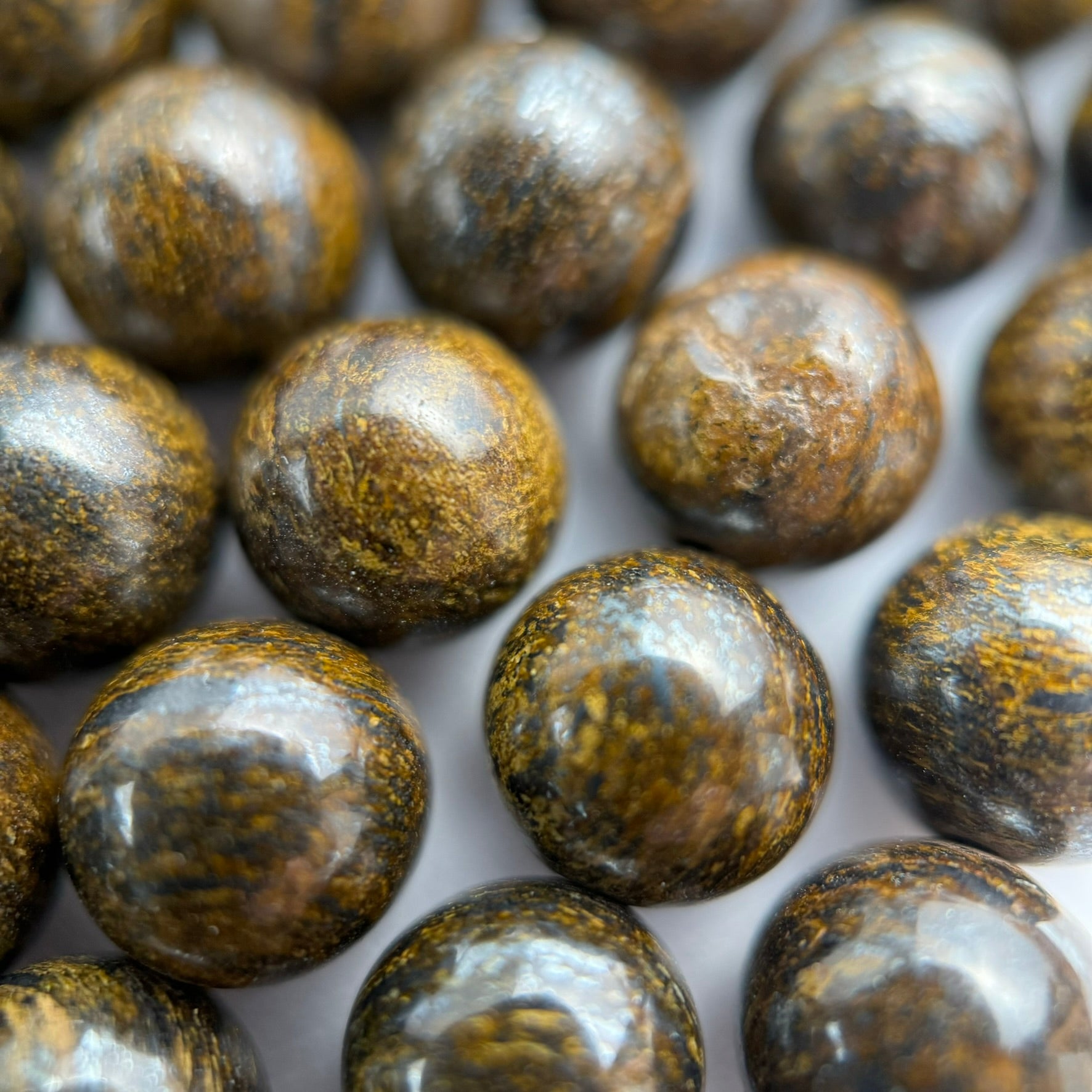 Bronzite Polished Round Beads image 4