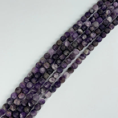 Amethyst Frosted Round Beads image 7