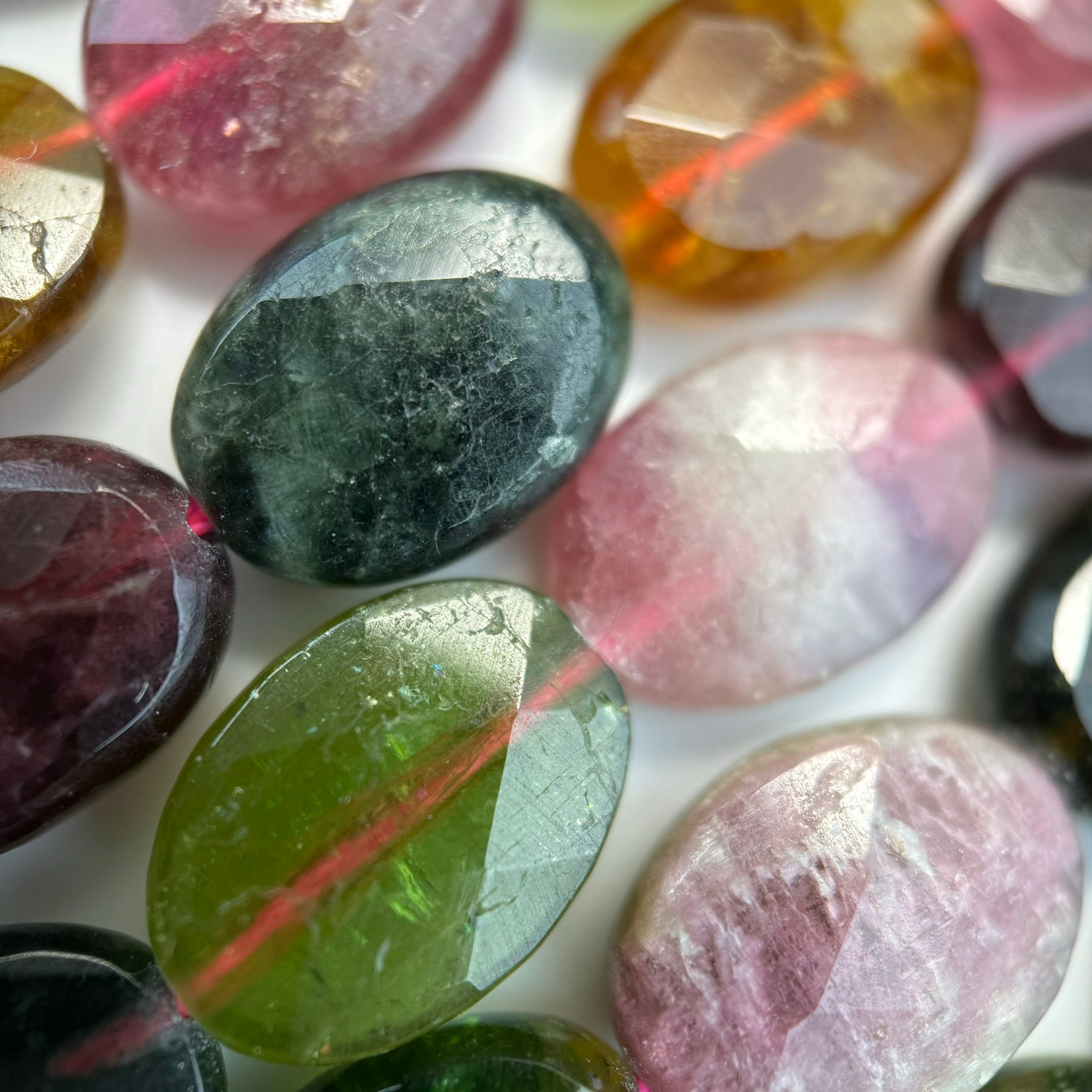 Tourmaline Faceted Oval Beads image 10
