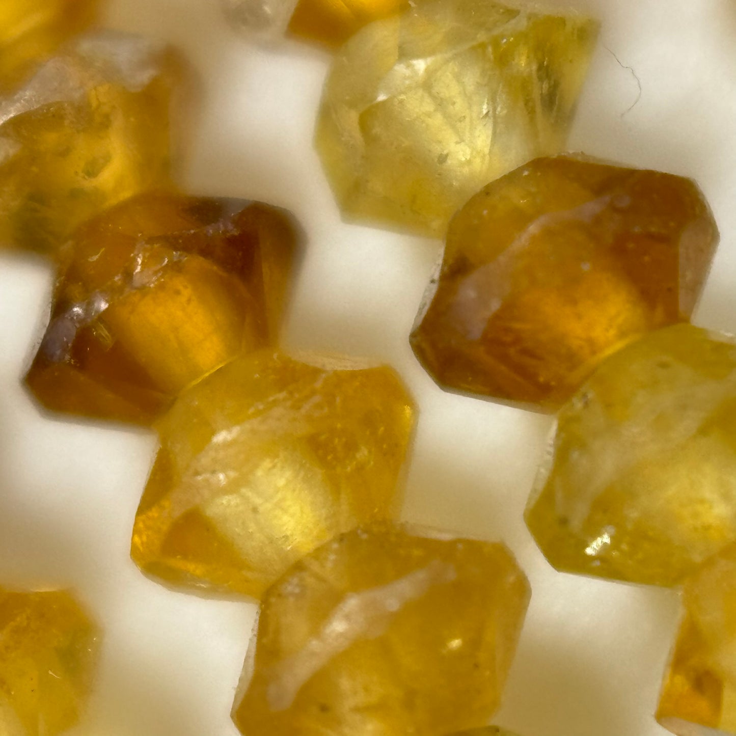 Yellow Tourmaline Space Ship Beads image 2