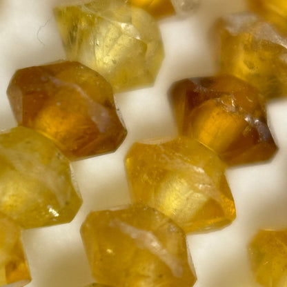 Yellow Tourmaline Space Ship Beads image 2