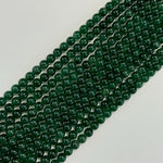 Green Strawberry Quartz Polished Round Beads image 3