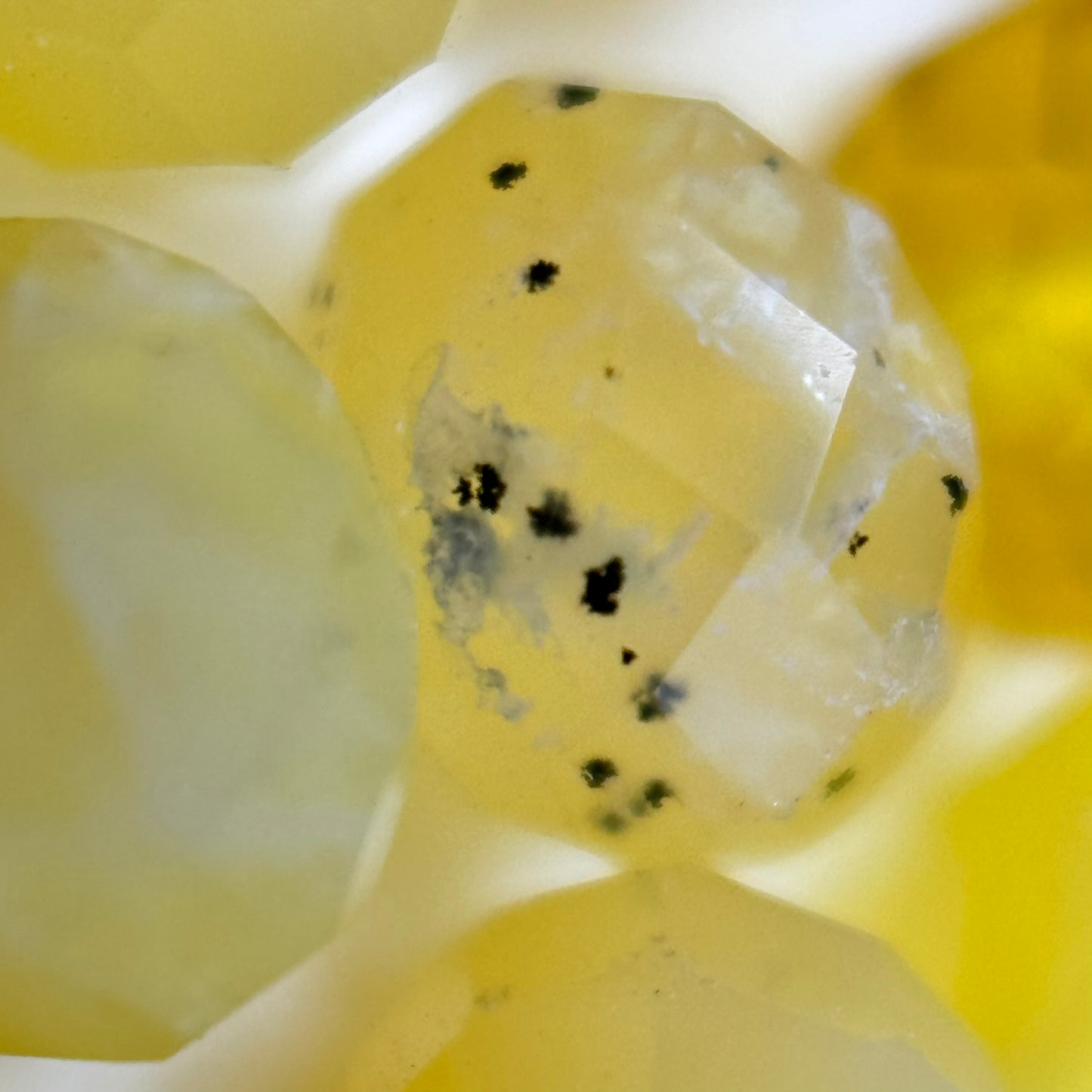 Yellow Opal Faceted Rondelle Beads (5.5x4mm) image 4